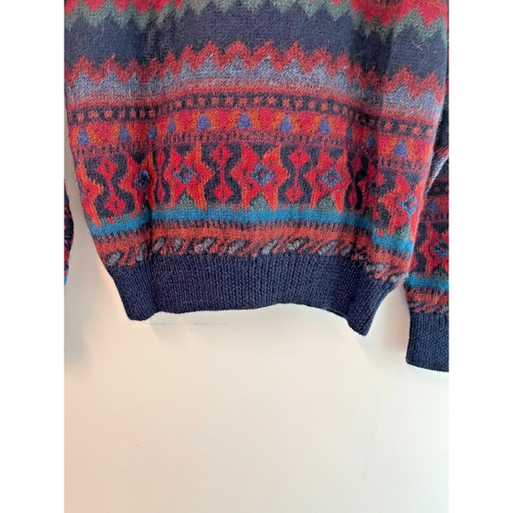 The Peruvian Connection Women's Large Multicolored Alpaca Pullover Sweater - Picture 6 of 8